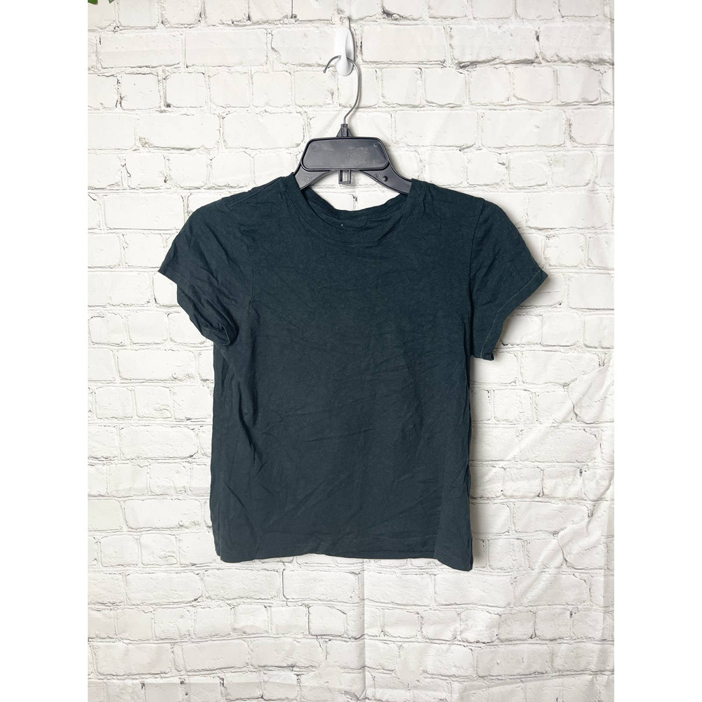 NWOT Everlane Scoop Neck T-Shirt Black Women Size M